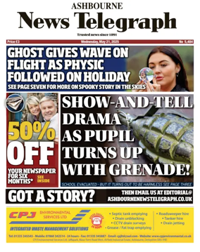 Cover of Ashbourne News Telegraph