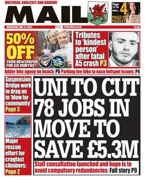 Cover of Bangor Mail