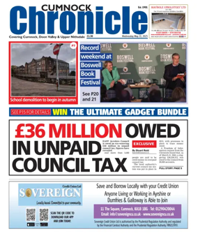 Cover of Cumnock Chronicle