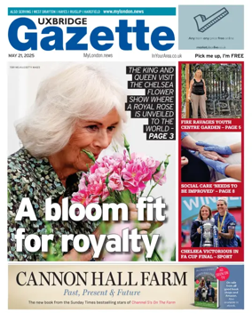Cover of Uxbridge Gazette
