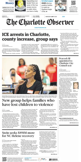 Cover of The Charlotte Observer