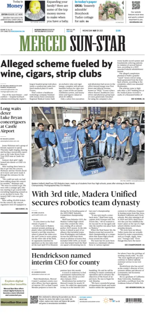 Cover of Merced Sun-Star