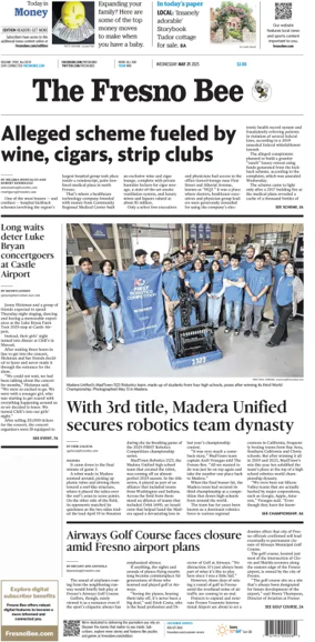 Cover of The Fresno Bee