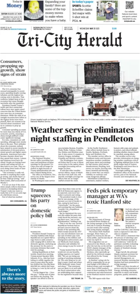 Cover of Tri-City Herald