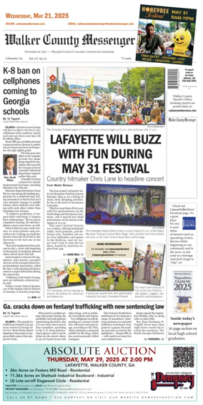 Cover of Walker County Messenger