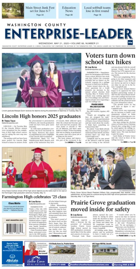 Cover of Washington County Enterprise-Leader