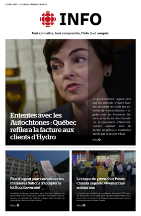 Cover of Radio-Canada Info