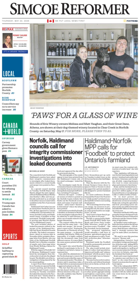 Cover of Simcoe Reformer