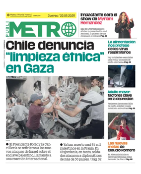 Cover of Publimetro Chile