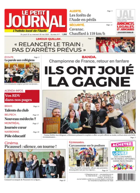 Cover of Le Petit Journal - L'hebdo local de l'Aude