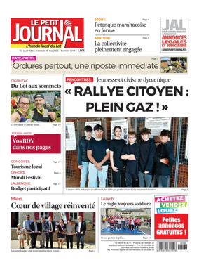 Cover of Le Petit Journal - L'hebdo local du Lot