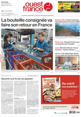 Cover of Ouest France (Ancenis)