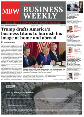 Cover of The Malta Business Weekly