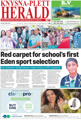 Cover of Knysna-Plett Herald