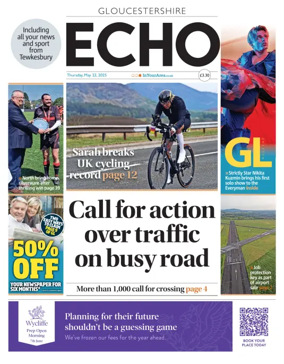 Cover of Gloucestershire Echo