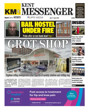 Cover of Kent Messenger Maidstone