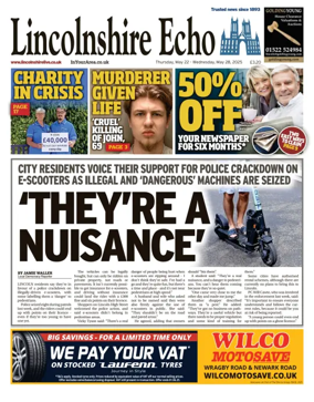 Cover of Lincolnshire Echo