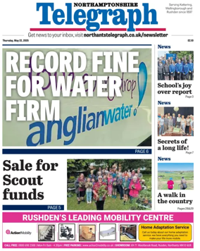 Cover of Northants Evening Telegraph