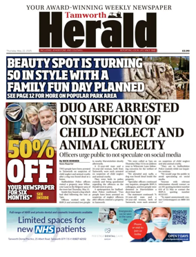 Cover of Tamworth Herald