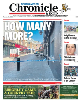 Cover of The Northampton Chronicle and Echo