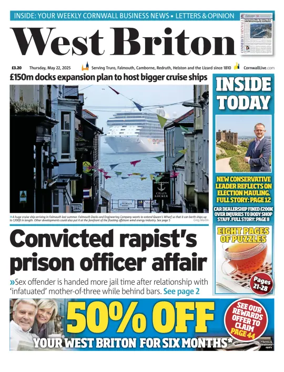Cover of West Briton (Falmouth Penryn Helston The Lizard)