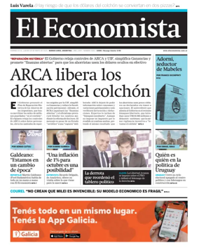 Cover of El Economista (Argentina)