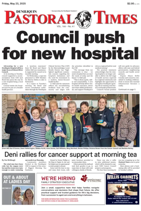 Cover of Deniliquin Pastoral Times