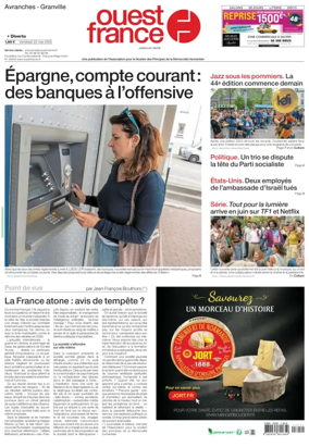 Cover of Ouest France (Avranches)