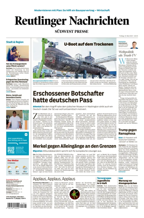 Cover of Reutlinger Nachrichten