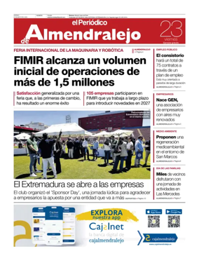 Cover of El Periódico de Almendralejo