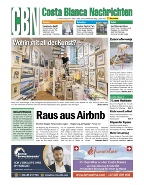 Cover of Costa Blanca Nachrichten