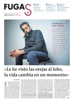 Cover of La Voz de Galicia (Monforte) - Fugas