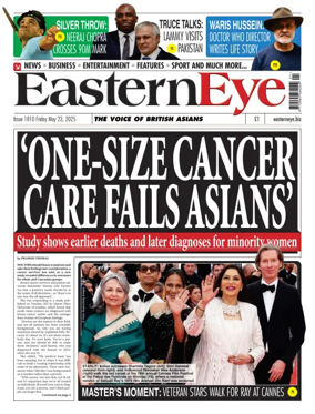 Cover of Eastern Eye (UK)