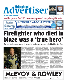 Cover of Maidenhead Advertiser