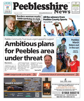 Cover of Peebleshire News