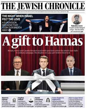 Cover of The Jewish Chronicle