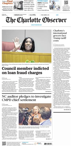 Cover of The Charlotte Observer
