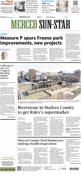 Cover of Merced Sun-Star