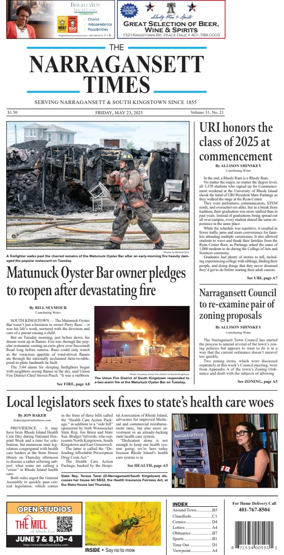 Cover of Narragansett Times