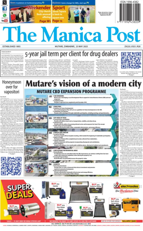 Cover of The Manica Post