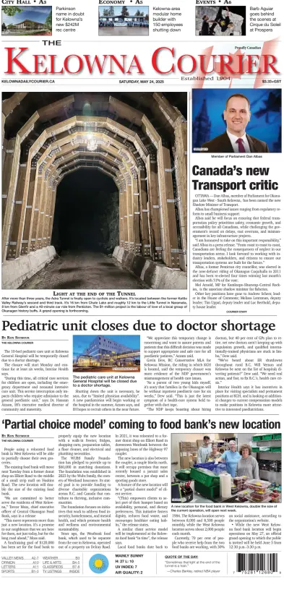 Cover of The Daily Courier