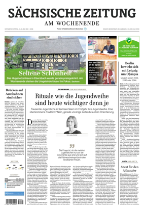 Cover of Sächsische Zeitung  (Großenhain)