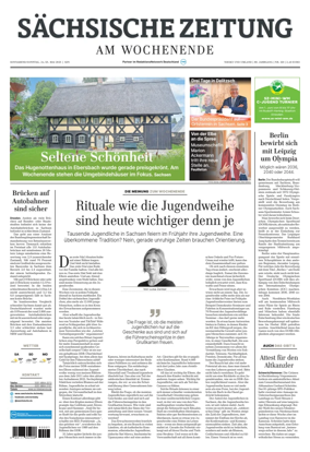 Cover of Sächsische Zeitung  (Niesky)