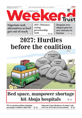 Cover of Weekly Trust