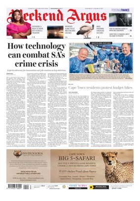 Cover of Weekend Argus (Saturday Edition)