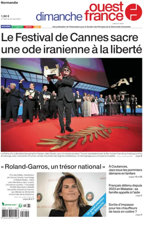 Cover of Dimanche Ouest France (Normandie)