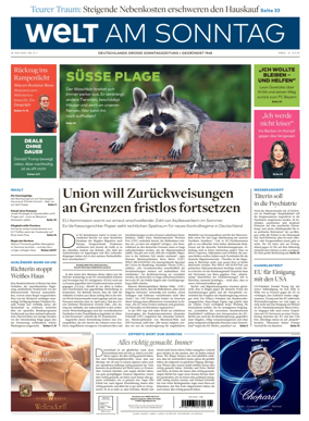 Cover of Welt am Sonntag