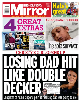 Cover of Irish Sunday Mirror