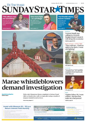 Cover of Sunday Star-Times