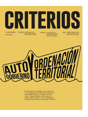 Cover of Criterios | La Nueva España